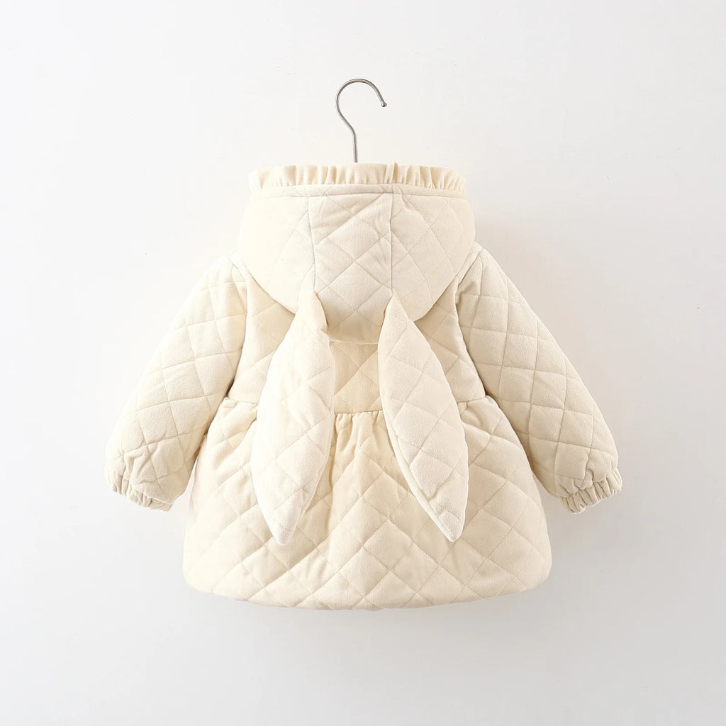 9 Months To 3 Years Old Winter New Red Christmas Party Baby Girl Coat, Thick And Warm Children'S Long Sleeved Clothes