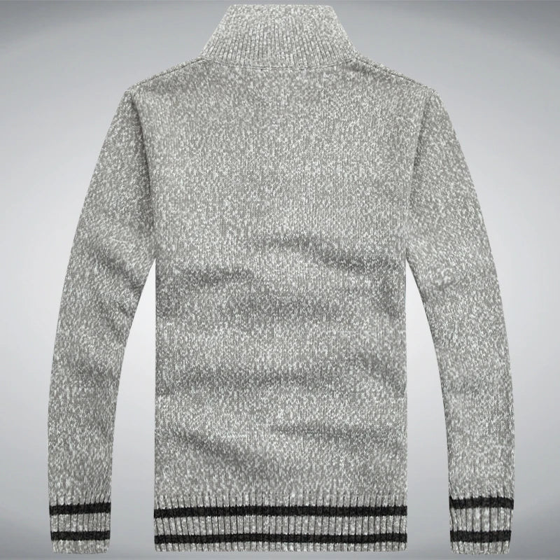 Cotton Man Sweater Winter Cardigan Winter Overcoat Casual New Fashion Cotton Red Mens Winter Jacket